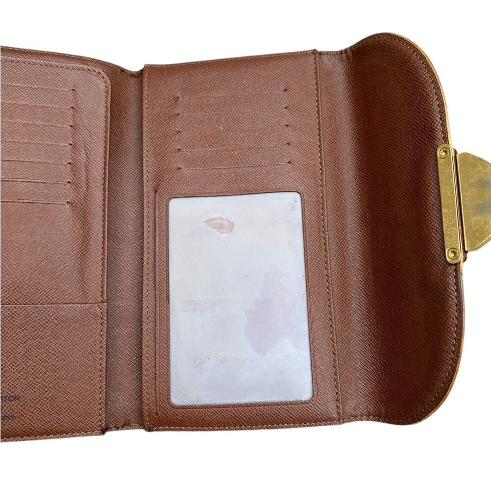 Monogram Pattern Coated Canvas Eugenie Wallet - image 7